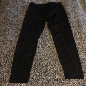 Zyia black full length leggings size 20 EUC